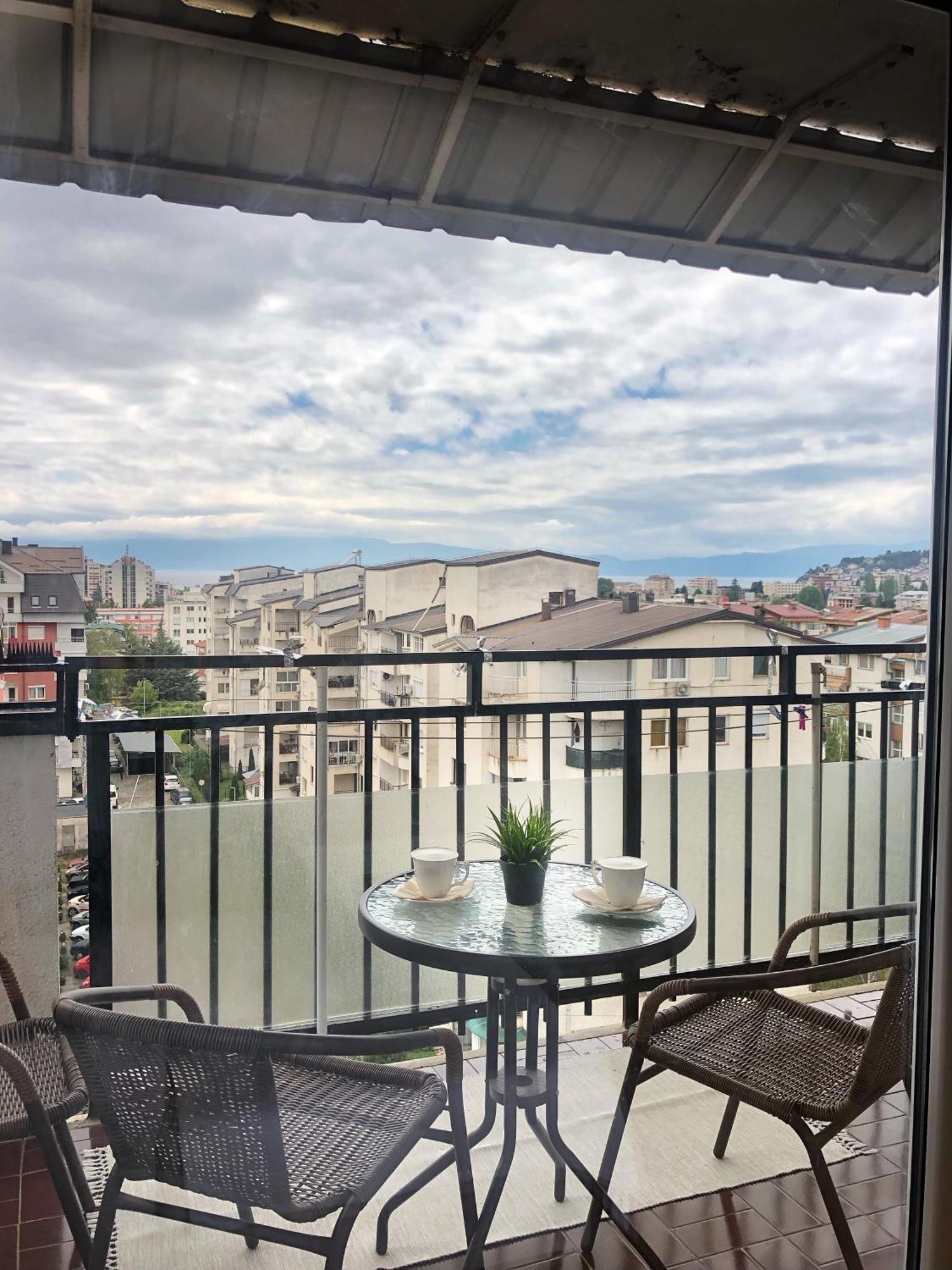 Nadia Apartment Ohrid With Lake View Zewnętrze zdjęcie